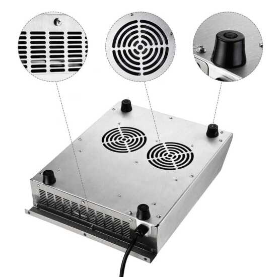 Cookline IC-1800 portable countertop induction range/cooker, operating on 120V and delivering 1800W, designed for efficient cooking in compact spaces, ideal for catering and food service.