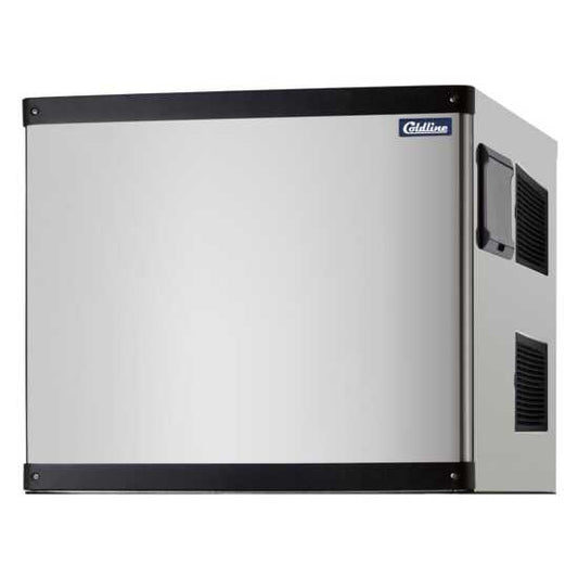Coldline ICE550T-HA 30-inch modular half-cube ice machine, head only, perfect for high-volume commercial use. It produces up to 550 lbs of half-cube ice daily and is compatible with various ice storage bins.