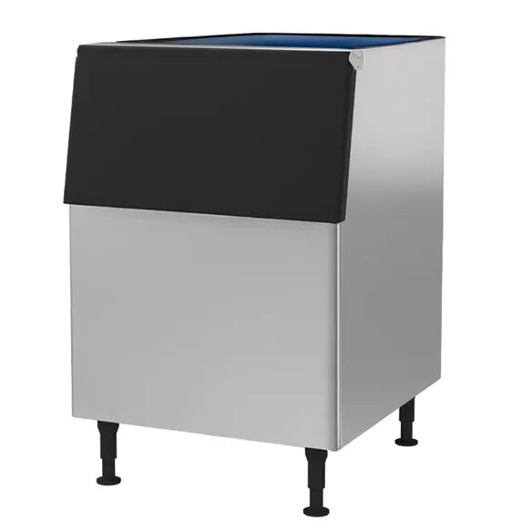 Coldline B375-30 commercial ice storage bin with 375 lb. ice capacity and durable stainless steel construction. Designed for restaurants, bars, cafes, and foodservice kitchens needing reliable ice storage, easy access, and a compact 30-inch footprint for professional use.