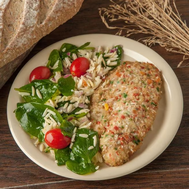 Serve meals with confidence using the KL20025 Tan Melamine Dinner Plate. This 9 Inch break resistant plate is ideal for restaurants, cafeterias, healthcare facilities, catering services, and home dining.