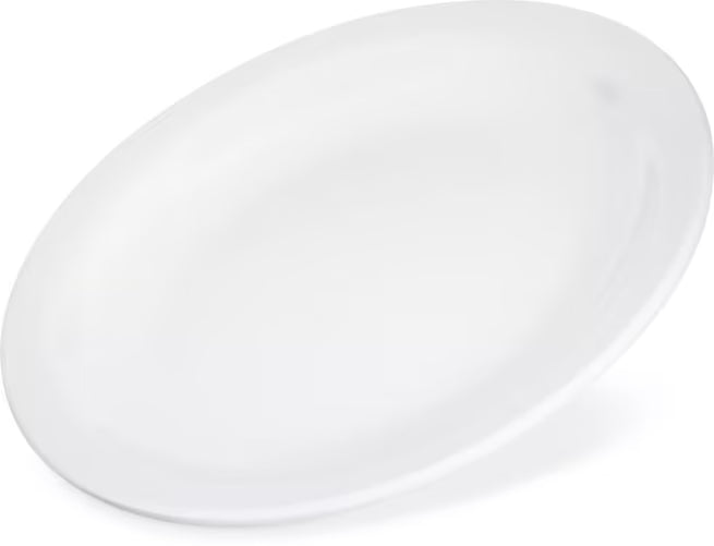 5.5" White Melamine Bread & Butter Plate with break-resistant, stain-resistant construction. Ideal for restaurants, cafés, catering, and home dining.