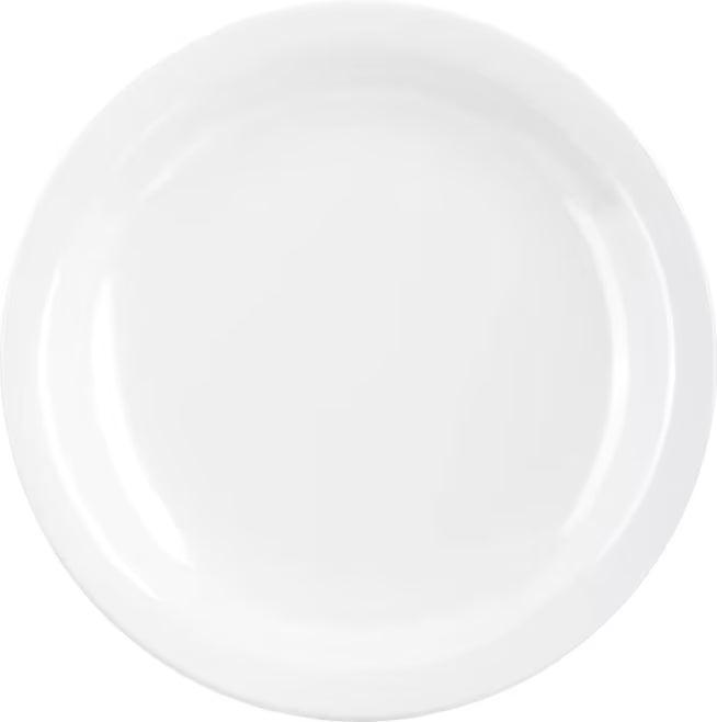 5.5" White Melamine Bread & Butter Plate with break-resistant, stain-resistant construction. Ideal for restaurants, cafés, catering, and home dining.