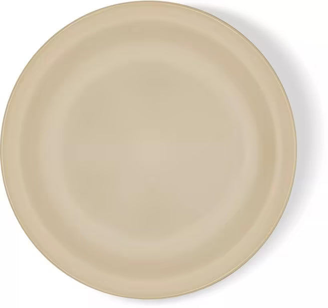 Serve bread, desserts, and appetizers with confidence using the KL20525 Tan Melamine Bread & Butter Plate. This 5.5 Inch break resistant plate is ideal for restaurants, hotels, catering services, and home dining.