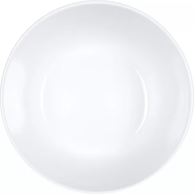 Serve soups, broths, and side dishes with confidence using the KL35002 White Melamine Bouillon Cup Bowl. This 8 oz break resistant bowl is ideal for restaurants, cafeterias, catering services, and home dining.