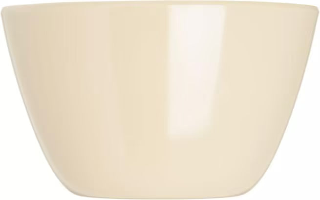 Serve soups, broths, and side dishes with confidence using the KL35025 Tan Melamine Bouillon Cup Bowl. This 8 oz break resistant bowl is ideal for restaurants, cafeterias, catering services, and home dining.