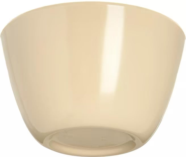Serve soups, broths, and side dishes with confidence using the KL35025 Tan Melamine Bouillon Cup Bowl. This 8 oz break resistant bowl is ideal for restaurants, cafeterias, catering services, and home dining.