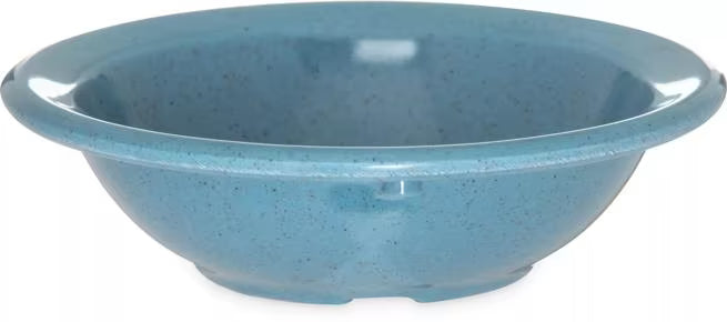 Serve fruit, desserts, and side dishes with confidence using the KL92892 Sandshade Melamine Rimmed Fruit Bowl. This 4.75 oz dishwasher safe, break resistant bowl is ideal for restaurants, cafeterias, catering services, and home dining.