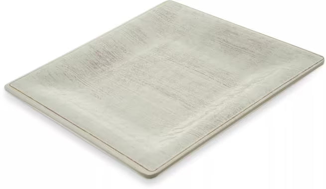 8.5 Inch Buff Grove Melamine Square Salad Plate with stain and chip resistant construction. Dishwasher safe and ideal for commercial or home dining.