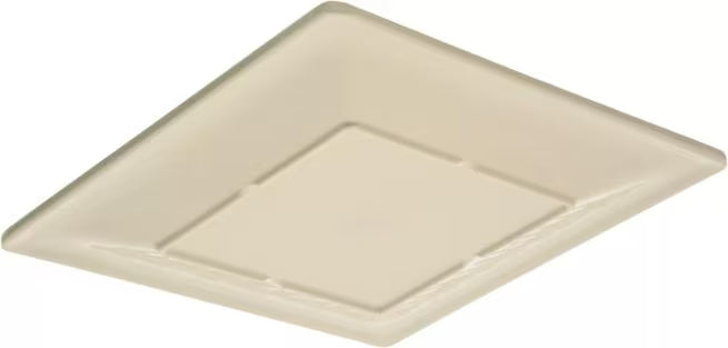 8.5" Smoke Grove Melamine Square Salad Plate with stain resistant, chip resistant construction. Dishwasher safe for commercial and home dining.