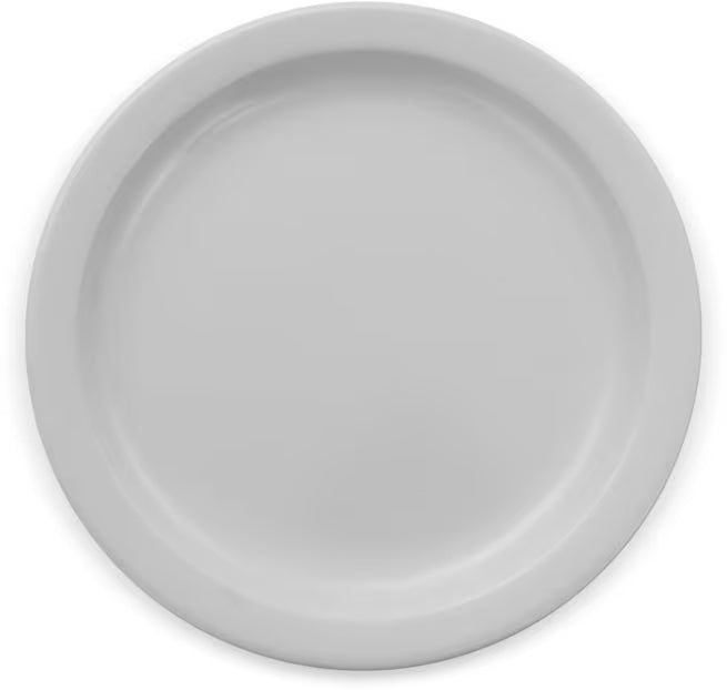 Serve sandwiches, desserts, and appetizers with the KL20102 White Melamine Sandwich Plate. This 7.25 Inch break resistant melamine plate is ideal for restaurants, cafeterias, catering services, and home dining.