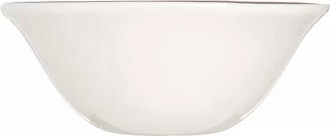 Serve ice cream, desserts, and salads with style using the 5400453 Sweet Cream Melamine Ice Cream Bowl. This 27 oz break resistant bowl features a rustic pottery inspired design, making it ideal for restaurants, catering, buffets, and home dining.