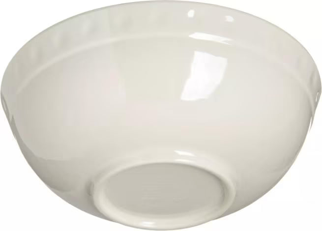 Serve soups, salads, and desserts with style using the 5400552 Fireball Melamine Small Bowl. This 17 oz break resistant bowl features a rustic pottery inspired design, making it ideal for restaurants, catering, buffets, and home dining.