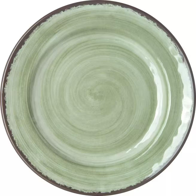 7 Inch Jade Melamine Bread and Butter Plate with commercial grade, break resistant construction. Ideal for serving bread, pastries, desserts, and appetizers in restaurants, catering, and home dining.