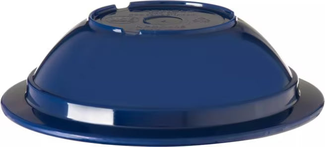 5 oz Dark Blue Polycarbonate Rimmed Fruit Bowl with scratch resistant surface and break resistant construction. Ideal for fruit, desserts, snacks, restaurants, catering, and commercial foodservice.