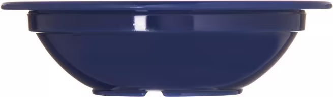 5 oz Dark Blue Polycarbonate Rimmed Fruit Bowl with scratch resistant surface and break resistant construction. Ideal for fruit, desserts, snacks, restaurants, catering, and commercial foodservice.
