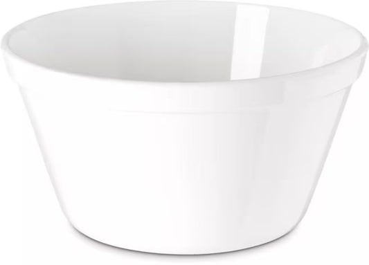8.4 oz White Polycarbonate Bouillon Bowl Cup with scratch resistant surface and break resistant construction. Ideal for soups, bouillon, chili, restaurants, catering, and commercial foodservice.