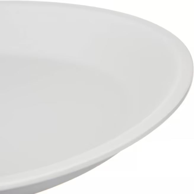 10 Inch Cement Ridge Melamine Coupe Plate with a premium matte finish and shatter-resistant construction. Ideal for restaurants, cafés, catering, buffets, and modern table presentations.