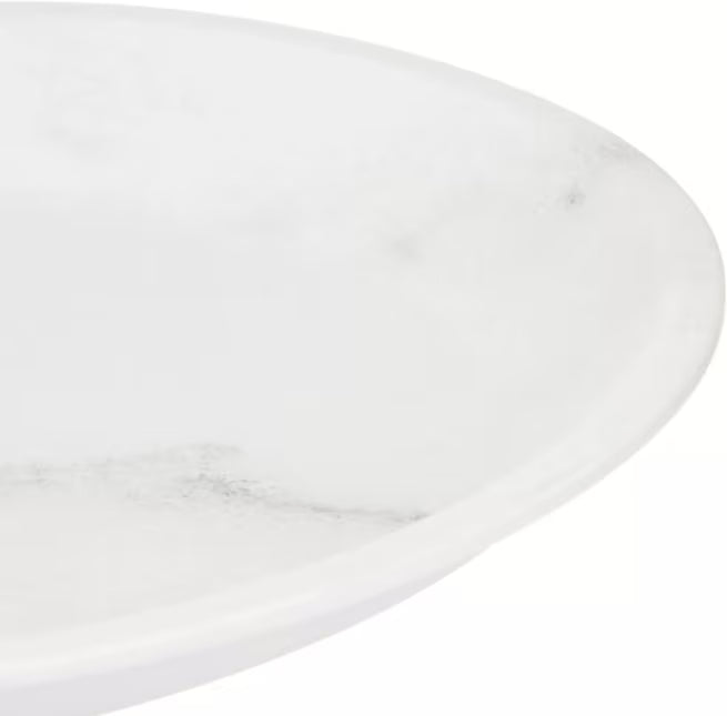 10 Inch Marble Ridge Melamine Coupe Plate with a premium matte finish and shatter resistant construction. Ideal for restaurants, cafes, catering, buffets, and modern table presentations.