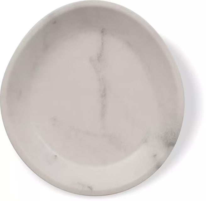 10 Inch Marble Ridge Melamine Coupe Plate with a premium matte finish and shatter resistant construction. Ideal for restaurants, cafes, catering, buffets, and modern table presentations.