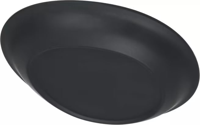 10 Inch Slate Ridge Melamine Coupe Plate with a premium matte finish and shatter resistant construction. Ideal for restaurants, cafes, catering, buffets, and modern table presentations.