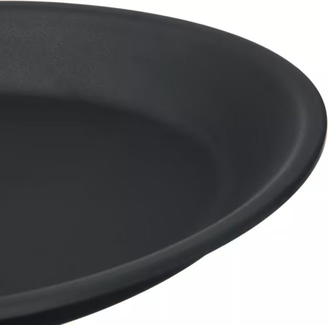 10 Inch Slate Ridge Melamine Coupe Plate with a premium matte finish and shatter resistant construction. Ideal for restaurants, cafes, catering, buffets, and modern table presentations.