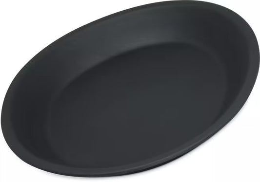 10 Inch Slate Ridge Melamine Coupe Plate with a premium matte finish and shatter resistant construction. Ideal for restaurants, cafes, catering, buffets, and modern table presentations.