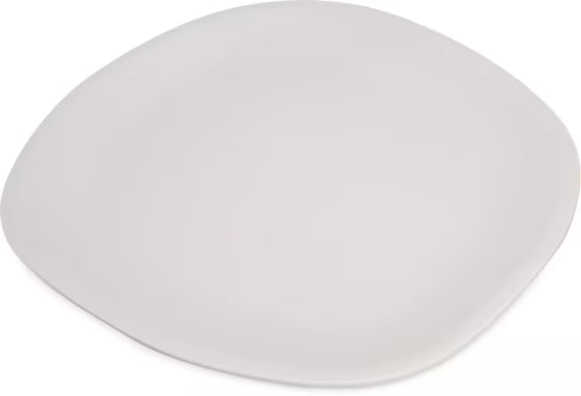 13 Inch Cement Ridge Melamine Oblong Platter with a premium matte finish and shatter resistant construction. Ideal for restaurants, cafes, catering, buffets, and elegant food presentations.