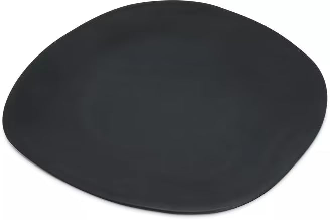 13 Inch Slate Ridge Melamine Oblong Platter with a premium matte finish and shatter resistant construction. Ideal for restaurants, cafes, catering, buffets, and elegant food presentations.