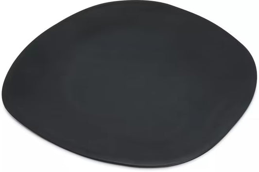 13 Inch Slate Ridge Melamine Oblong Platter with a premium matte finish and shatter resistant construction. Ideal for restaurants, cafes, catering, buffets, and elegant food presentations.
