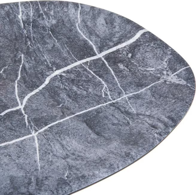 13 Inch Soapstone Ridge Melamine Oblong Platter with a premium matte finish and shatter resistant construction. Ideal for restaurants, cafes, catering, buffets, and elegant food presentations.