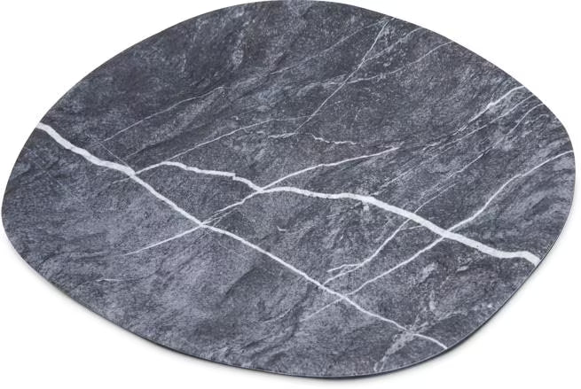 13 Inch Soapstone Ridge Melamine Oblong Platter with a premium matte finish and shatter resistant construction. Ideal for restaurants, cafes, catering, buffets, and elegant food presentations.