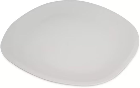 18 Inch Cement Ridge Melamine Oblong Platter with a premium matte finish and shatter resistant construction. Ideal for restaurants, catering, buffets, banquet service, and elegant food presentations.