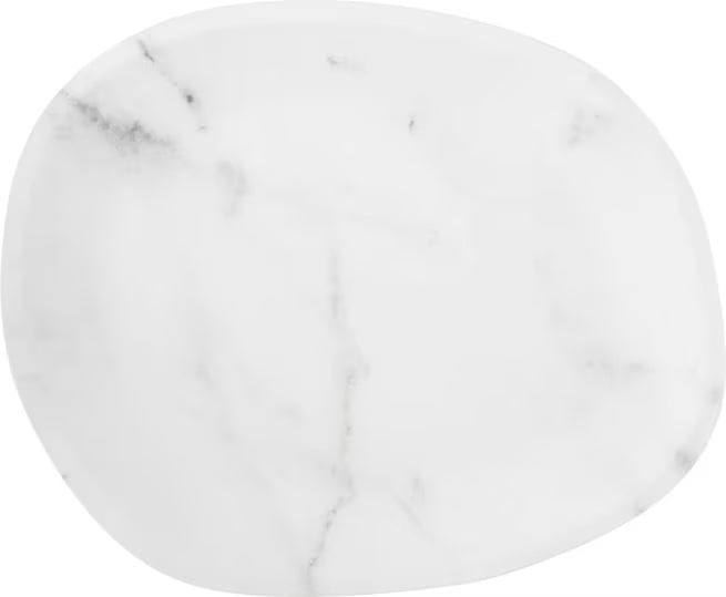 18 Inch Marble Ridge Melamine Oblong Platter with a premium matte finish and shatter resistant construction. Ideal for restaurants, catering, buffets, banquet service, and elegant food presentations.