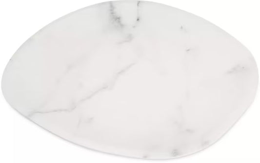 18 Inch Marble Ridge Melamine Oblong Platter with a premium matte finish and shatter resistant construction. Ideal for restaurants, catering, buffets, banquet service, and elegant food presentations.