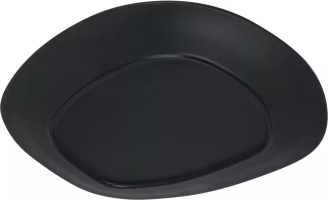 18 Inch Slate Ridge Melamine Oblong Platter with a premium matte finish and shatter resistant construction. Ideal for restaurants, catering, buffets, banquet service, and elegant food presentations.