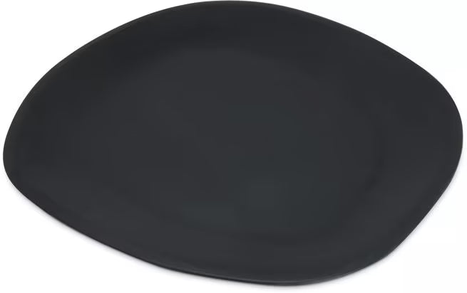 18 Inch Slate Ridge Melamine Oblong Platter with a premium matte finish and shatter resistant construction. Ideal for restaurants, catering, buffets, banquet service, and elegant food presentations.