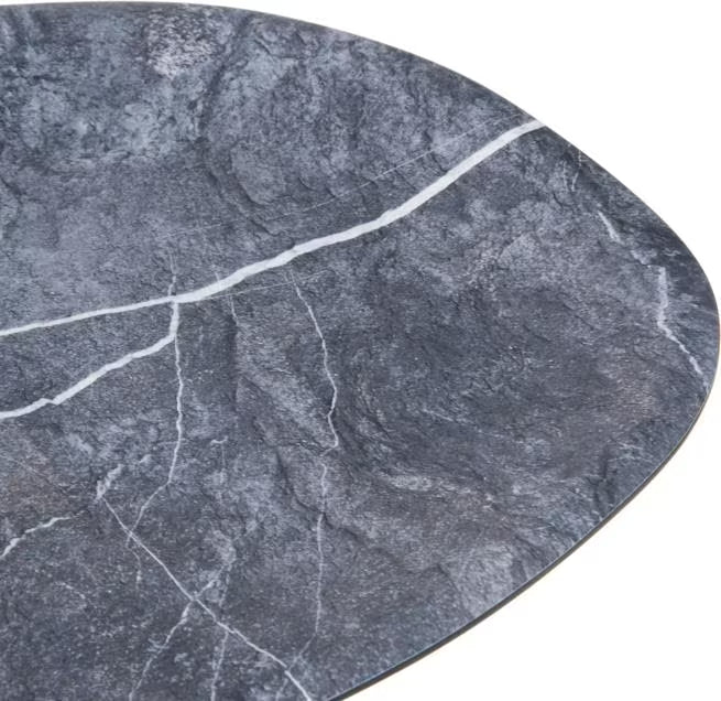 18 Inch Soapstone Ridge Melamine Oblong Platter with a premium matte finish and shatter resistant construction. Ideal for restaurants, catering, buffets, banquet service, and elegant food presentations.