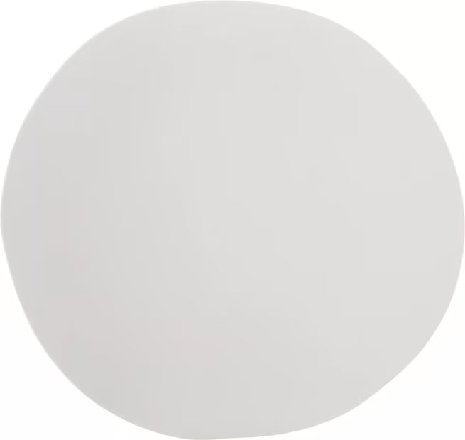 9 Inch Cement Ridge Melamine Rimless Plate with a premium matte finish and seamless rimless design. Commercial grade, shatter resistant dinnerware for restaurants, cafes, catering, and home dining.