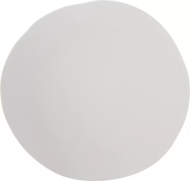 11 Inch Cement Ridge Melamine Rimless Plate with a premium matte finish and seamless rimless design. Commercial grade, shatter resistant dinnerware for restaurants, cafes, catering, and home dining.