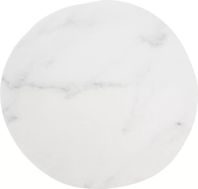 11 Inch Marble Ridge Melamine Rimless Plate with a premium matte finish and seamless rimless design. Commercial grade, shatter resistant dinnerware for restaurants, cafes, catering, and home dining.