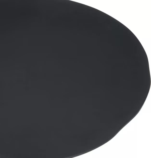 11 Inch Slate Ridge Melamine Rimless Plate with a premium matte finish and seamless rimless design. Commercial grade, shatter resistant dinnerware for restaurants, cafes, catering, and home dining.