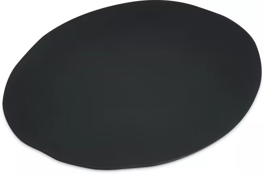 11 Inch Slate Ridge Melamine Rimless Plate with a premium matte finish and seamless rimless design. Commercial grade, shatter resistant dinnerware for restaurants, cafes, catering, and home dining.