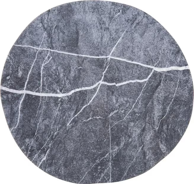 11 Inch Soapstone Ridge Melamine Rimless Plate with a premium matte finish and seamless rimless design. Commercial grade, shatter resistant dinnerware for restaurants, cafes, catering, and home dining.