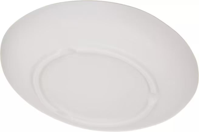 9 Inch Cement Ridge Melamine Salad Plate with a premium matte finish and commercial grade durability. Shatter resistant dinnerware ideal for restaurants, cafes, catering, and home dining.