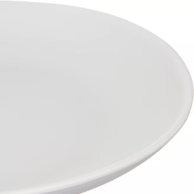 9 Inch Cement Ridge Melamine Salad Plate with a premium matte finish and commercial grade durability. Shatter resistant dinnerware ideal for restaurants, cafes, catering, and home dining.
