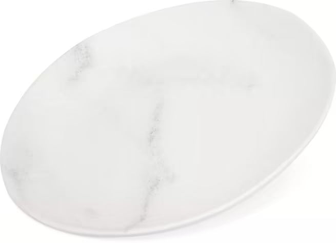 9 Inch Marble Ridge Melamine Salad Plate with a premium matte finish and commercial grade durability. Shatter resistant dinnerware ideal for restaurants, cafes, catering, and home dining.
