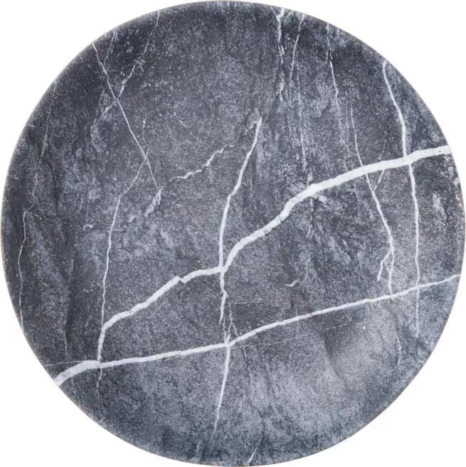 9 Inch Soapstone Ridge Melamine Salad Plate with a premium matte finish and commercial grade durability. Shatter resistant dinnerware ideal for restaurants, cafes, catering, and home dining.