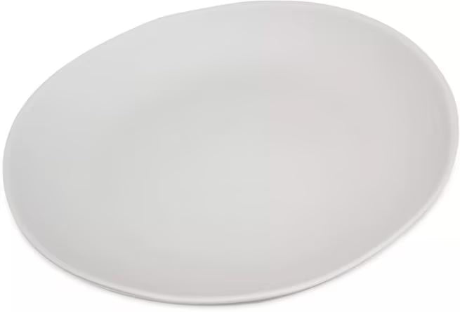 10.5 Inch Cement Ridge Melamine Dinner Plate with a premium matte finish and commercial grade durability. Shatter resistant dinnerware ideal for restaurants, cafes, catering, buffets, and home dining.