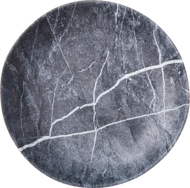 10.5 Inch Soapstone Ridge Melamine Dinner Plate with a premium matte finish and commercial grade durability. Shatter resistant dinnerware ideal for restaurants, cafes, catering, buffets, and home dining.