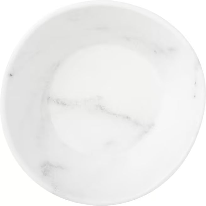 52 oz Marble Ridge Melamine Bowl with a premium matte finish and commercial grade durability. Shatter resistant serving bowl ideal for restaurants, cafes, catering, buffets, and home dining.